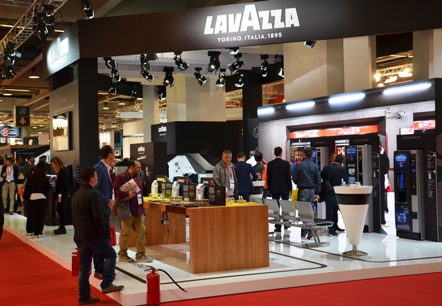 Viel Neues gab es auf der diesjährigen Venditalia beispielsweise beim Aussteller Lavazza zu sehen, der gleich mehrere Neuheiten im Kapsel-Bereich vorstellte. Foto: Nolte
